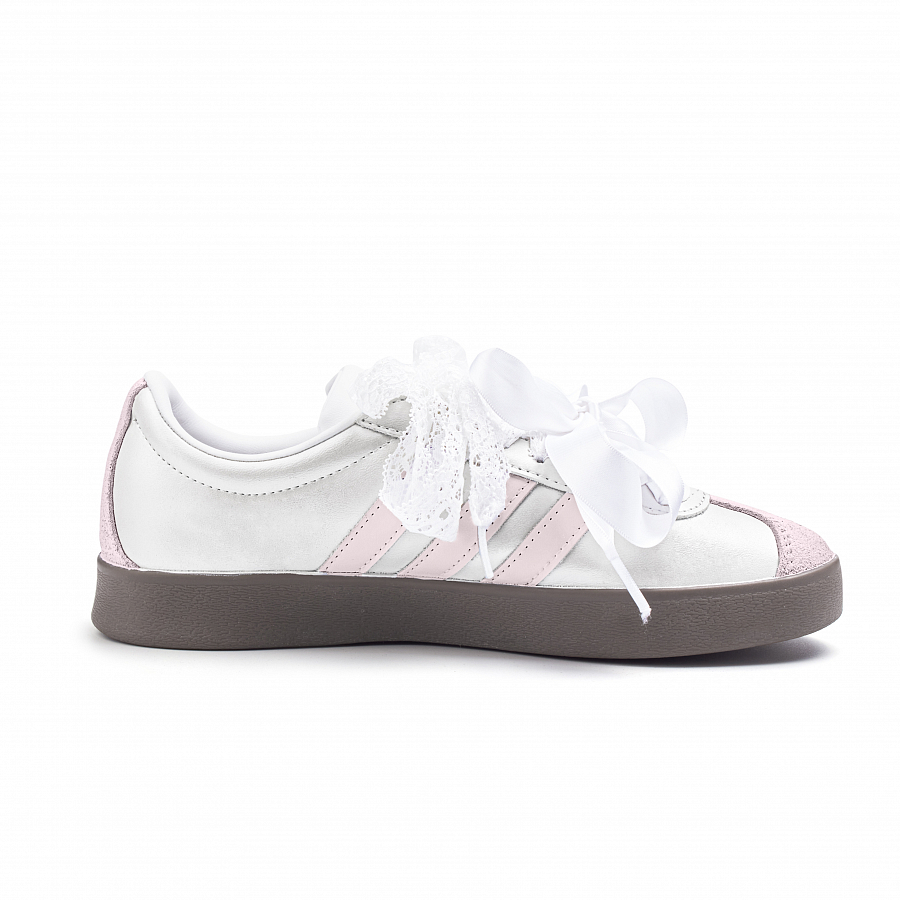 Adidas Neo VL Court 2.0 Low Top Skateboard Shoes Unisex Silver Pink купить в интернет-магазине Yoocart с быстрой доставкой по России.