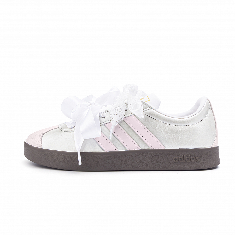Adidas Neo VL Court 2.0 Low Top Skateboard Shoes Unisex Silver Pink купить в интернет-магазине Yoocart с быстрой доставкой по России.