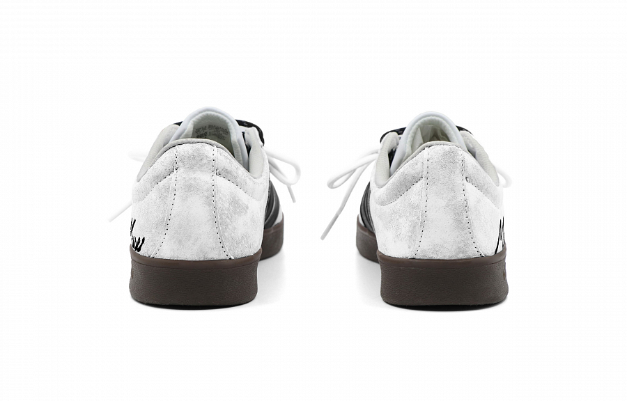 Adidas Neo VL Court 2.0 Boundary Anti Slip Wear Resistant Low Top Skateboard Shoes Unisex White купить в интернет-магазине Yoocart с быстрой доставкой по России.