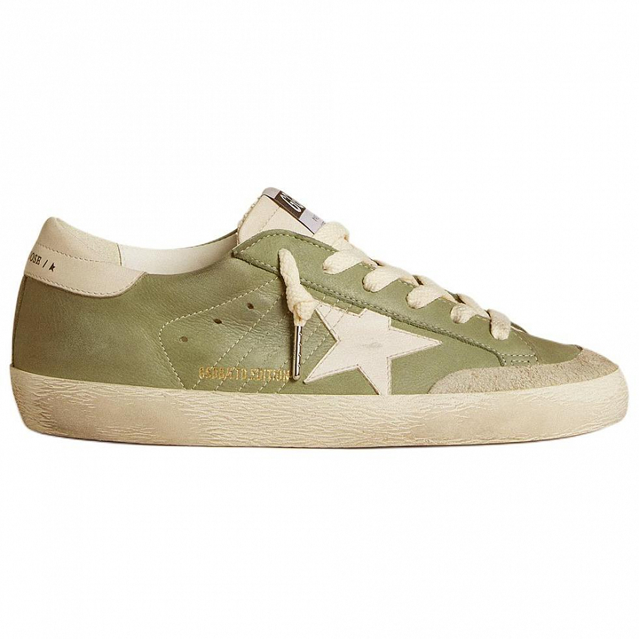 Golden Goose Super Star Low Top Skateboard Shoes Women's Green