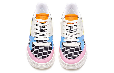LI-NING 1990 Slip-Resistant Breathable Low-Top Skateboard Shoes Men's Yellow White