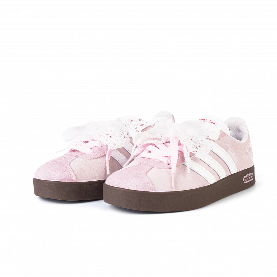 Adidas Neo Vl Court Classic Snowy Slumber, Amber Anti Slip Wear Resistant Low Top Skateboard Shoes Unisex Light Pink купить в интернет-магазине Yoocart с быстрой доставкой по России.