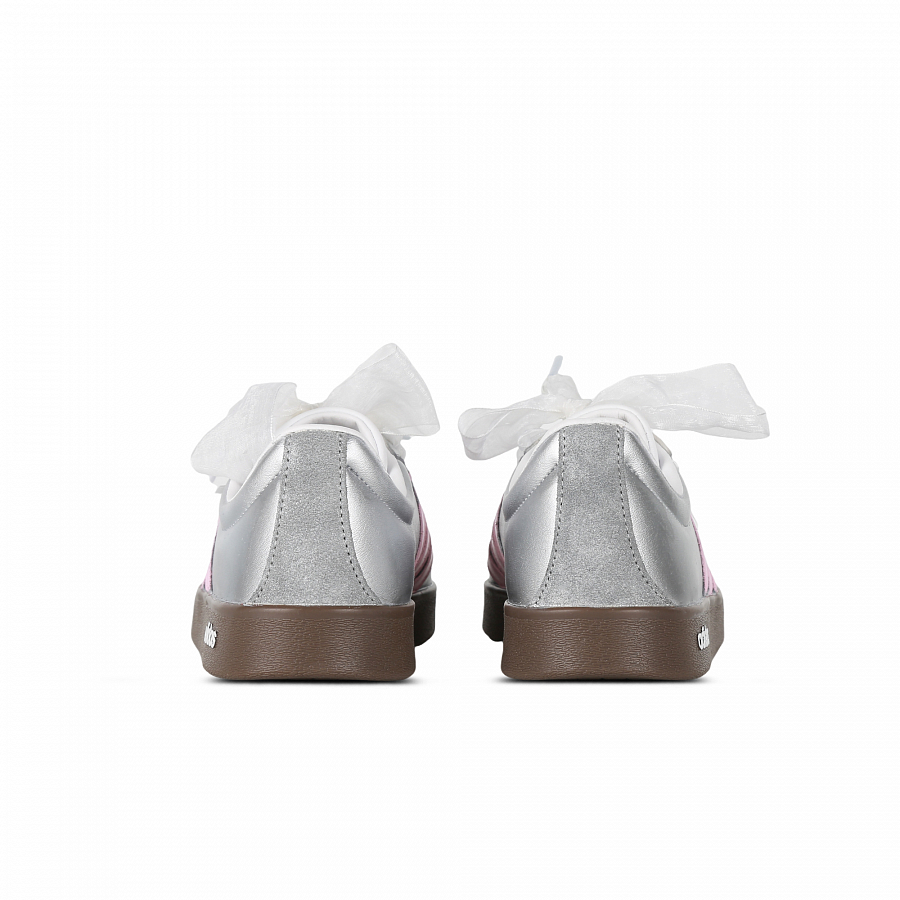 Adidas Neo VL Court 2.0 Dream Ballet Anti-Slip Wear-Resistant Low-Top Skateboard Shoes Unisex Silver Pink купить в интернет-магазине Yoocart с быстрой доставкой по России.