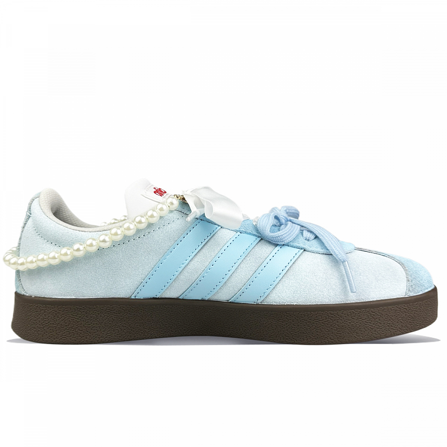 Adidas Neo VL Court Lifestyle BNK Starlight Tear Abrasion Resistant Low Top Skateboard Shoes Women's Blue купить в интернет-магазине Yoocart с быстрой доставкой по России.