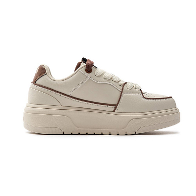 MLB Cushioning Low-Top Casual Shoes Unisex Beige Brown