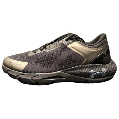 Under Armour Anti Slip Wear Resistant Low Top Training Running Shoes Unisex Gray Black