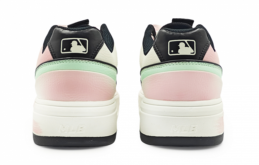 MLB Chunky Liner Abrasion Resistant Low Top Skateboard Shoes Unisex Pink Green
