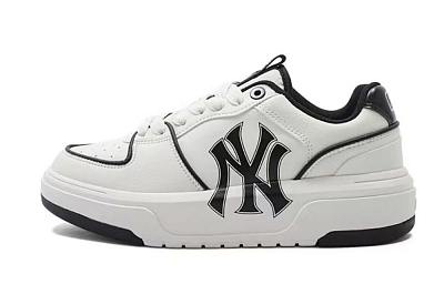 MLB Chunky Liner Wear-Resistant Low-Top Skateboard Shoes Unisex Black
