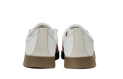Adidas Neo VL Court 2.0 Anti Slip Wear Resistant Low Top Skateboard Shoes Unisex Pink