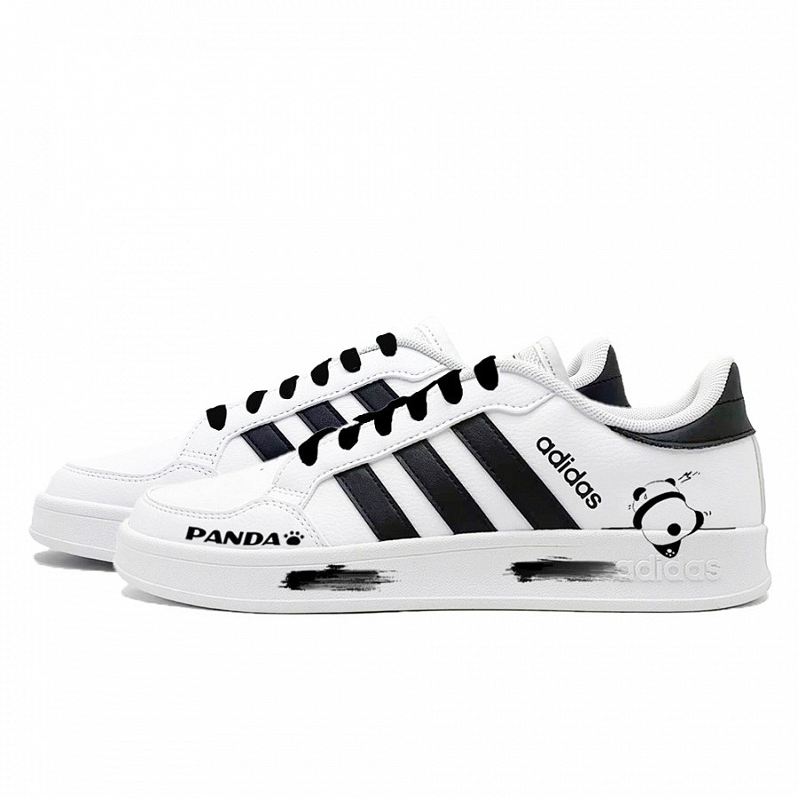 Adidas Neo Breaknet Climb The Panda Anti Slip Wear Resistant Low Top Skateboard Shoes Men's Black купить в интернет-магазине Yoocart с быстрой доставкой по России.
