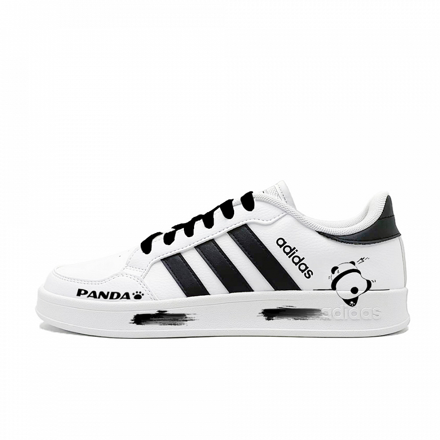 Adidas Neo Breaknet Climb The Panda Anti Slip Wear Resistant Low Top Skateboard Shoes Men's Black купить в интернет-магазине Yoocart с быстрой доставкой по России.