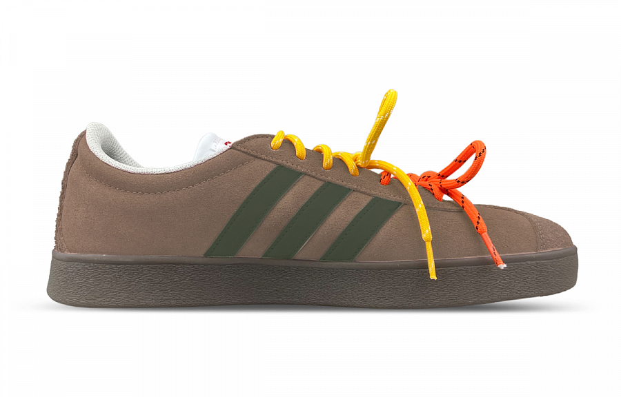 Adidas Neo VL Court Lifestyle Low Top Skateboard Shoes Unisex Brown Green купить в интернет-магазине Yoocart с быстрой доставкой по России.