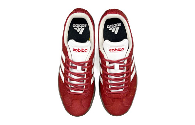 Adidas Neo VL Court 2.0 Slip Resistant Cushioning With Impact Resistance Low Top Skateboard Shoes Unisex Red White