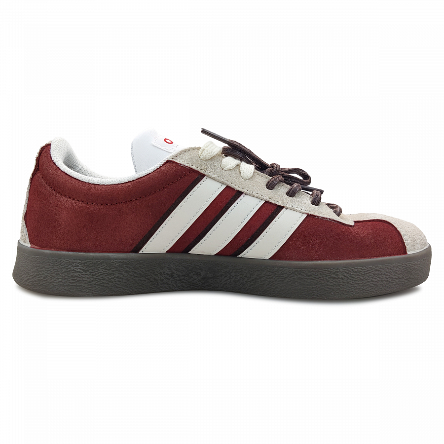 Adidas Neo VL Court 2.0 Skateboard Shoes Unisex Low-Top Red/Beige/Brown купить в интернет-магазине Yoocart с быстрой доставкой по России.