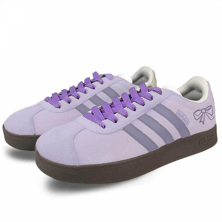Adidas Neo VL Court 2.0 Anti-Slip Wear-Resistant Low-Top Skateboard Shoes Unisex Purple купить в интернет-магазине Yoocart с быстрой доставкой по России.
