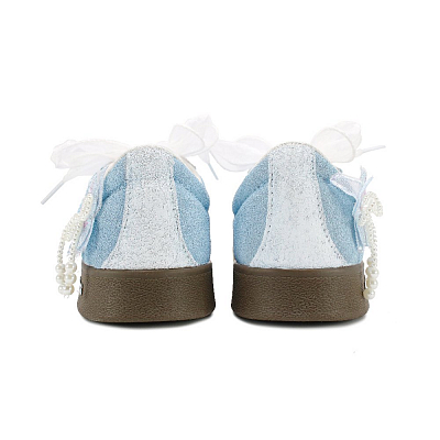 Adidas Neo Anti-Slip Wear-Resistant Low-Top Skateboard Shoes Unisex Blue White