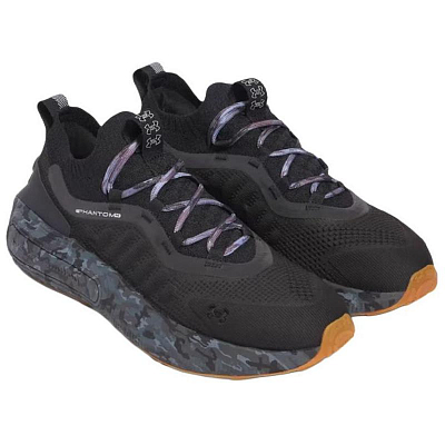 Under Armour Phantom 4 Wear-resistant And Waterproof Low-Top Casual Shoes Unisex Black