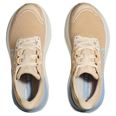 HOKA ONE ONE SKYWARD X Anti Slip Wear Resistant Low Top Training Running Shoes Women's Beige