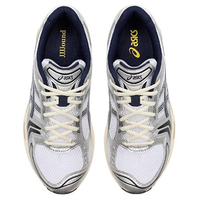 JJJJound x Asics Gel Kayano 14 Low Top Casual Running Shoes Unisex White Silver Black