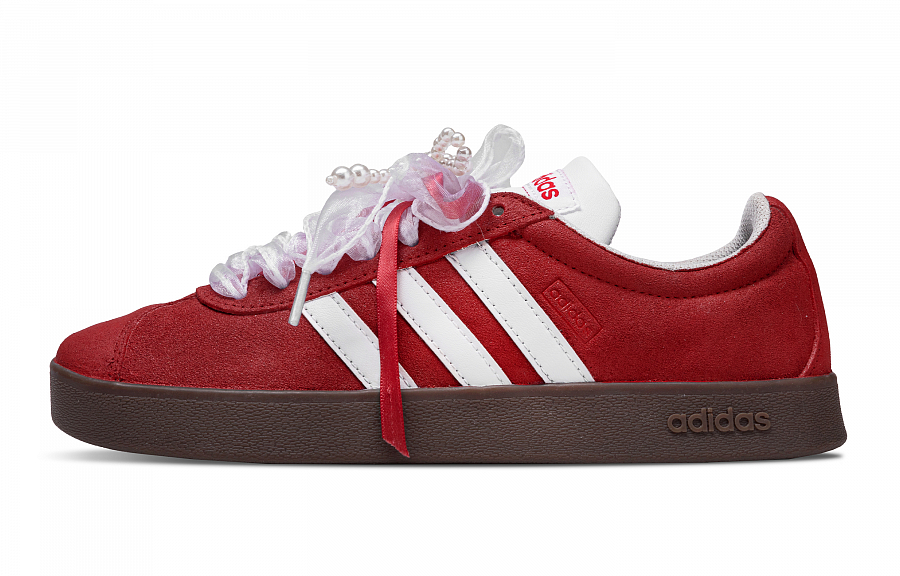 Adidas Neo VL Court 2.0 Skateboard Shoes Unisex Low Top Red White купить в интернет-магазине Yoocart с быстрой доставкой по России.