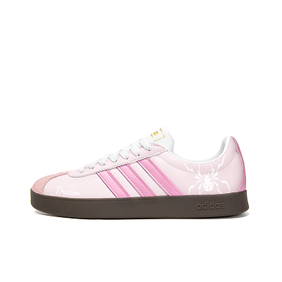 Adidas Neo VL Court 2.0 Liquor Poem Anti-Slip Wear-Resistant Low-Top Skateboard Shoes Unisex Bright Pink