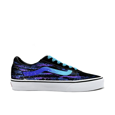 Vans Ward Abrasion Resistant Low Top Skateboard Shoes Men's Sky Blue