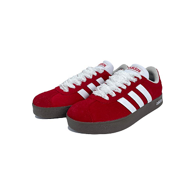 Adidas Neo VL Court Lifestyle Pure Encounter Lightweight Low Top Skateboard Shoes Unisex Red White
