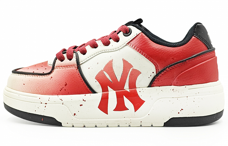 MLB Chunky Liner Low Top Skateboard Shoes Unisex Red White