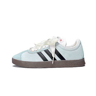 Adidas Neo VL Court 2.0 Anti-Slip Wear-Resistant Low-Top Skateboard Shoes Unisex Blue Black