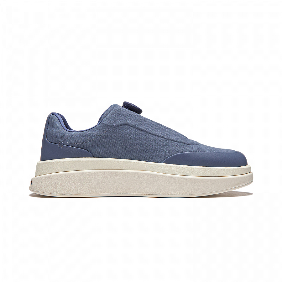LI NING 1990 Commuter Series Cushioning, Wear Resistant Low Top Casual Shoes Men's Dusty Blue