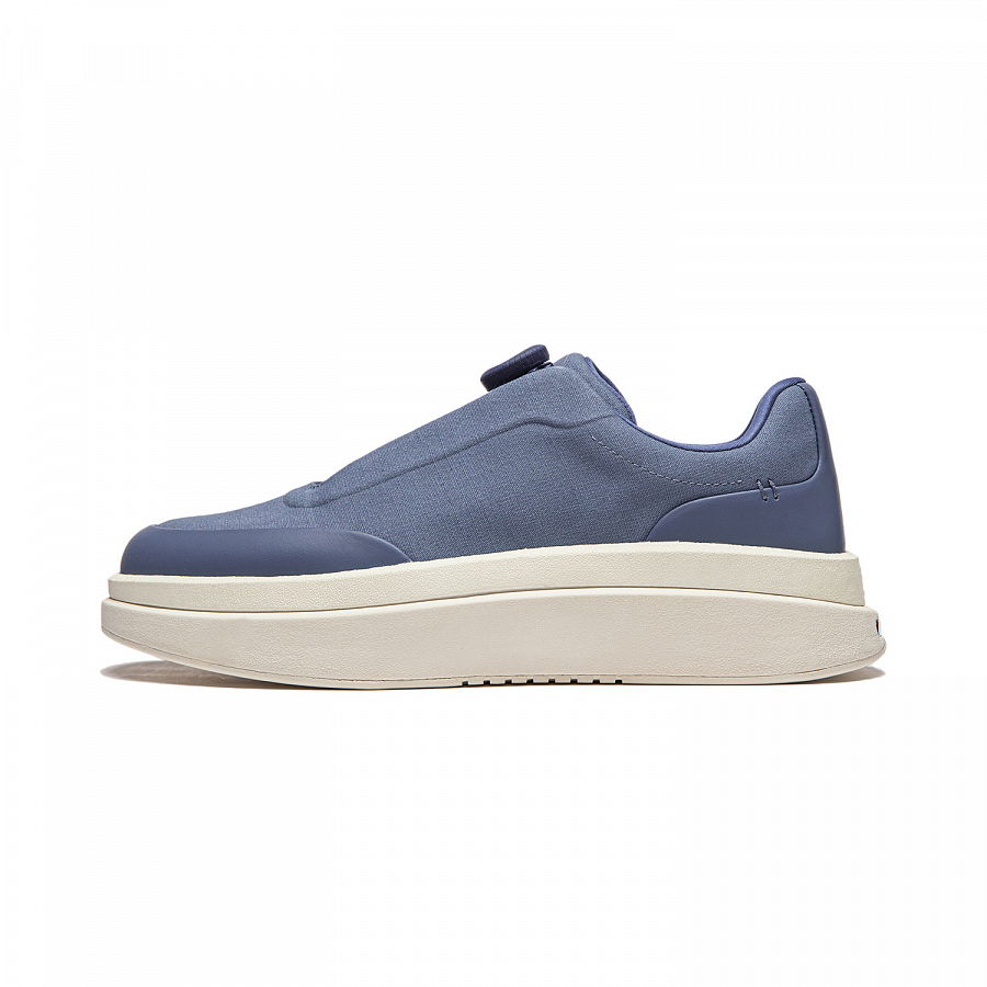 LI NING 1990 Commuter Series Cushioning, Wear Resistant Low Top Casual Shoes Men's Dusty Blue