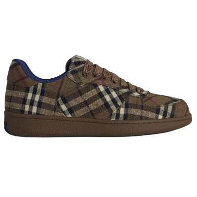 Burberry Terrace Low Top Skateboard Shoes Men's Brown
