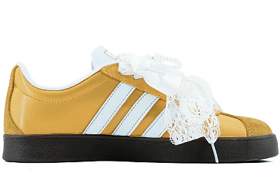 Adidas Neo VL Court 2.0 Lightweight And Breathable Low Top Skateboard Shoes Women's Yellow