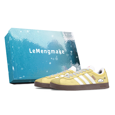 Adidas Neo VL Court 2.0 Skateboard Shoes Unisex Low Top Yellow