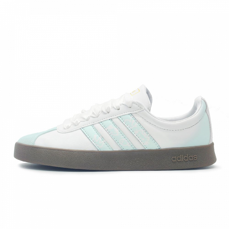 Adidas Neo VL Court 2.0 Classic Ripple Blue Wave Abrasion Resistant Low Top Skateboard Shoes Unisex Blue купить в интернет-магазине Yoocart с быстрой доставкой по России.