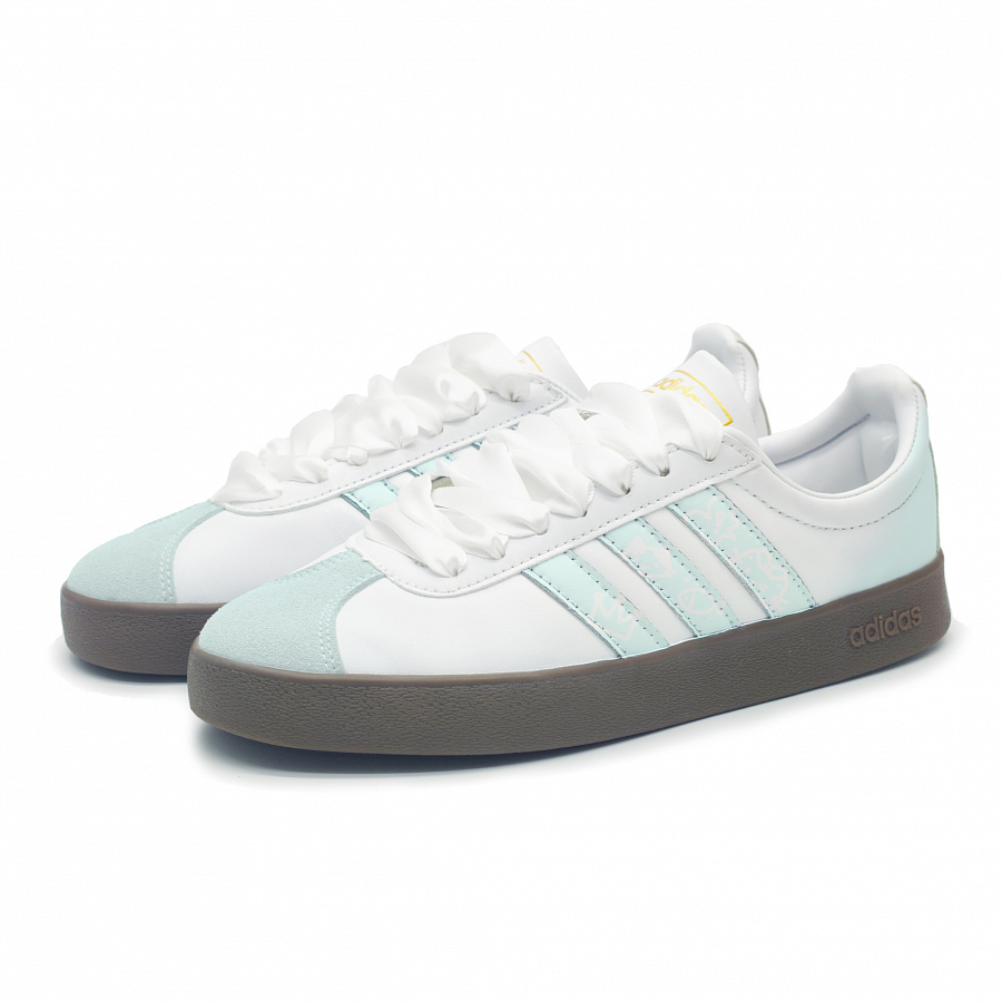 Adidas Neo VL Court 2.0 Classic Ripple Blue Wave Abrasion Resistant Low Top Skateboard Shoes Unisex Blue купить в интернет-магазине Yoocart с быстрой доставкой по России.