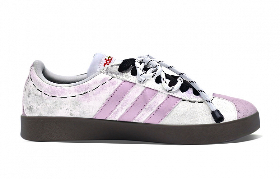 Adidas Neo VL Court Lifestyle Skateboard Shoes Unisex Low Top White/Pink купить в интернет-магазине Yoocart с быстрой доставкой по России.