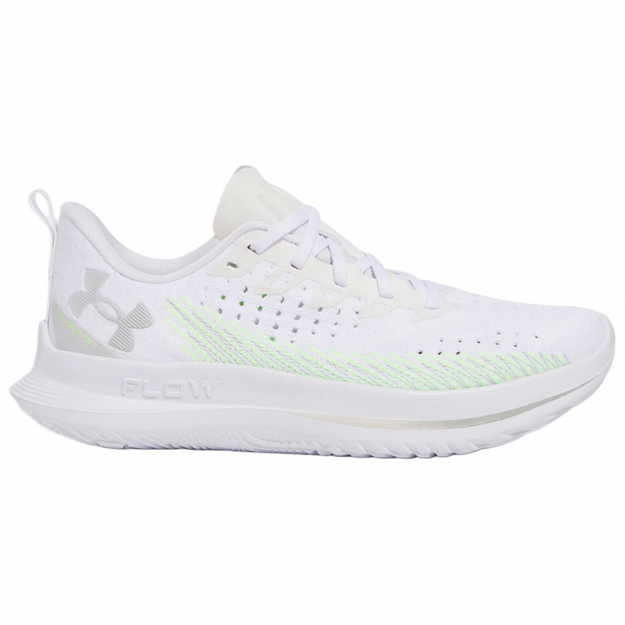 Under Armour Velociti 4 Slip Resistant, Breathable, Lightweight Rebound Low Top Running Shoes Women's White