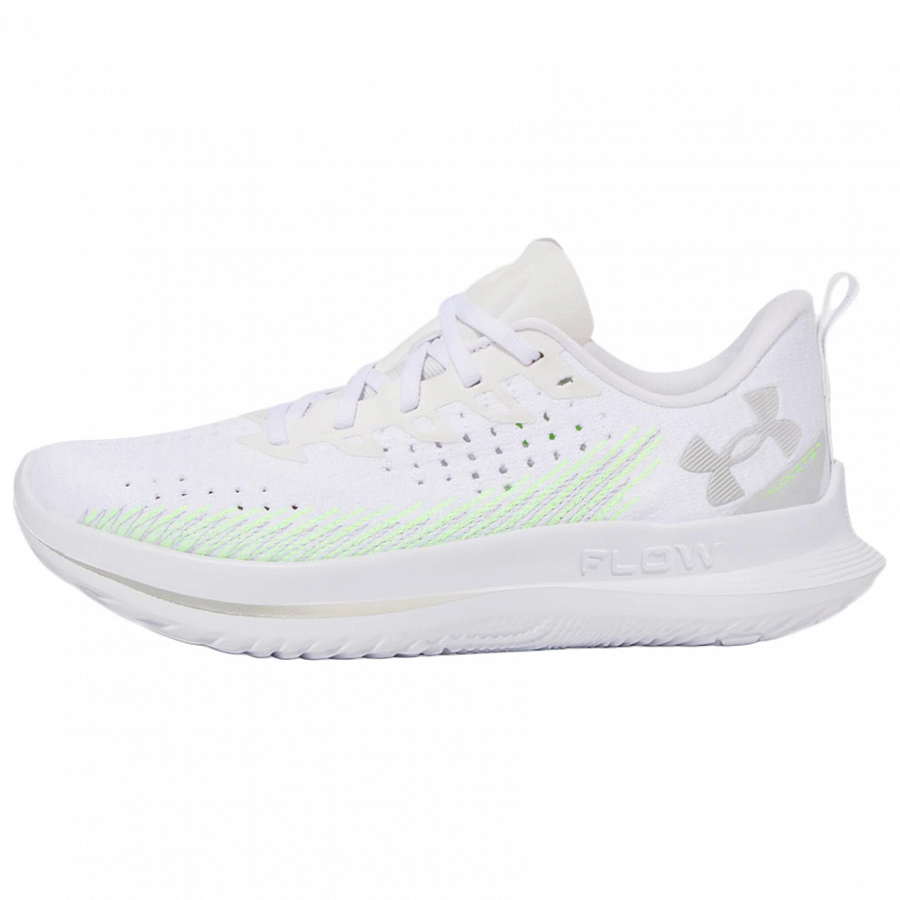 Under Armour Velociti 4 Slip Resistant, Breathable, Lightweight Rebound Low Top Running Shoes Women's White