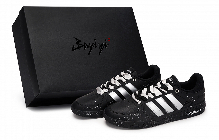 Adidas Neo Courtbeat Skateboard Shoes Unisex Low top Black/Gray/Silver купить в интернет-магазине Yoocart с быстрой доставкой по России.