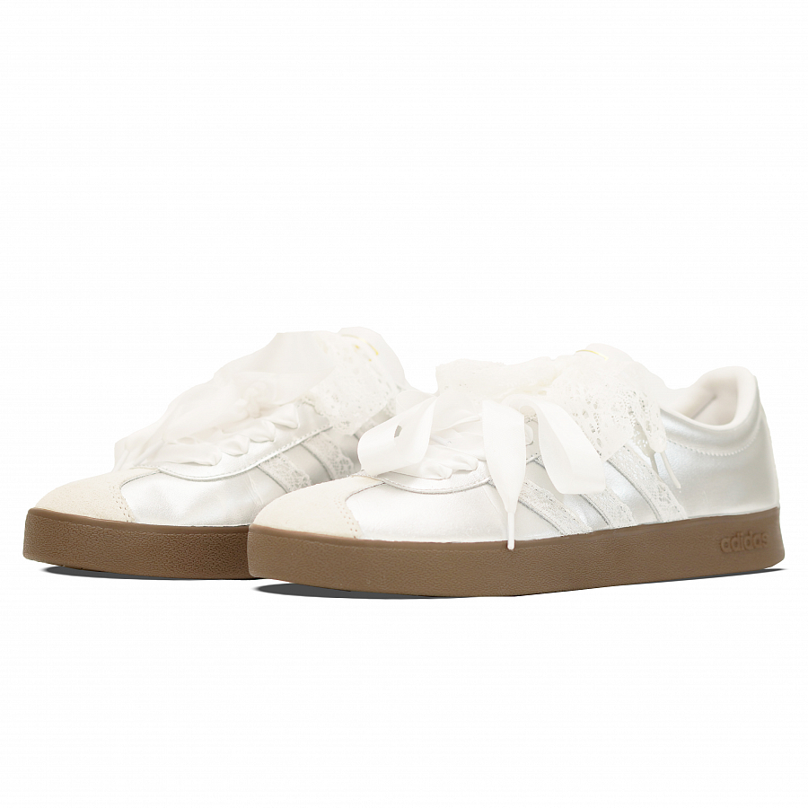 Adidas Neo VL Court 2.0 Slip Resistant Low Top Skateboard Shoes Unisex Silver White купить в интернет-магазине Yoocart с быстрой доставкой по России.
