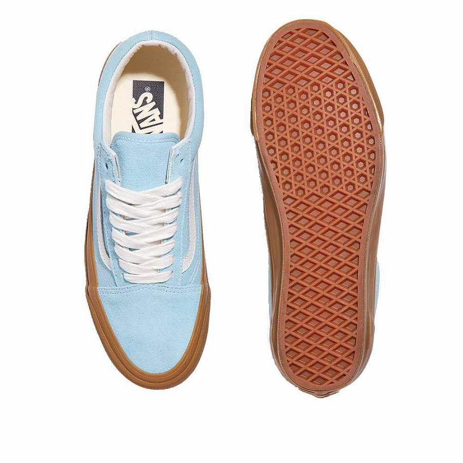 Vans LX OLD SKOOL Low Top Skateboard Shoes Unisex Light Blue купить в интернет-магазине Yoocart с быстрой доставкой по России.