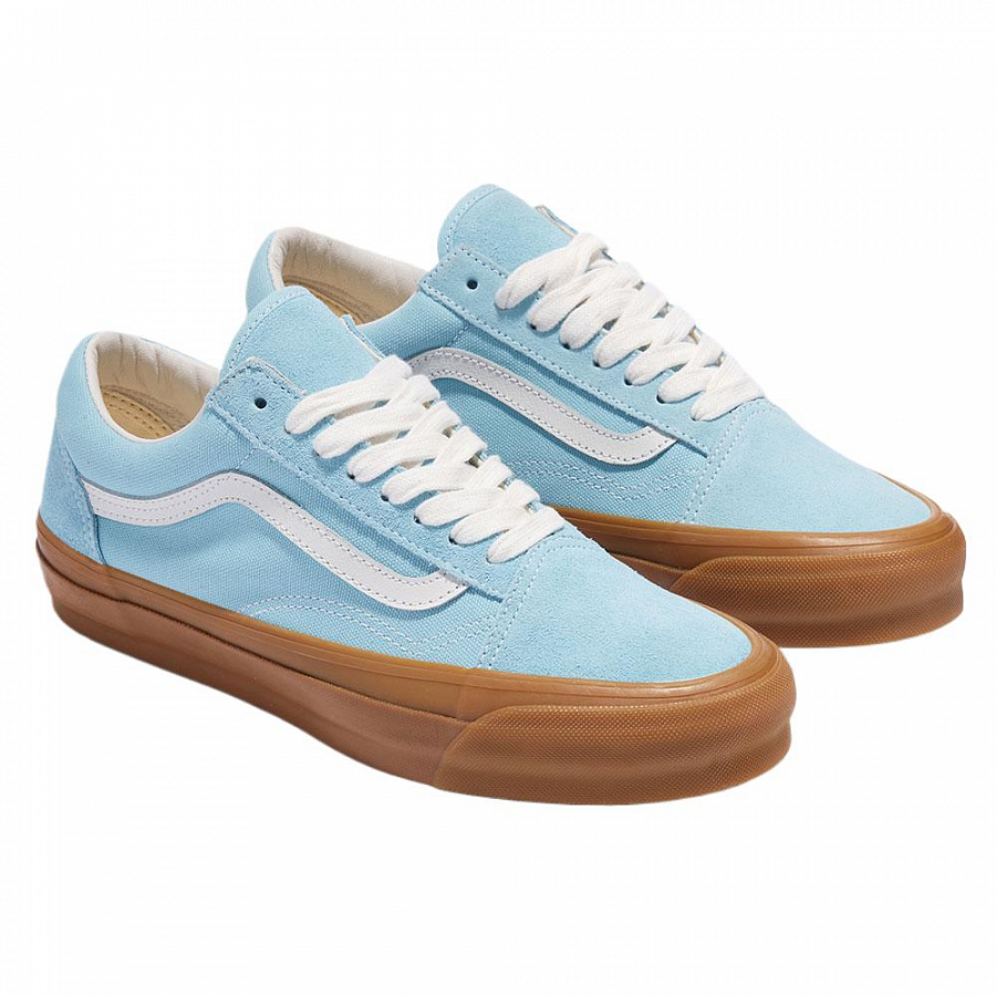 Vans LX OLD SKOOL Low Top Skateboard Shoes Unisex Light Blue купить в интернет-магазине Yoocart с быстрой доставкой по России.