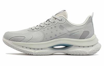 361° Cushioning, Wear Resistant Low Top Running Shoes Men's Gray White