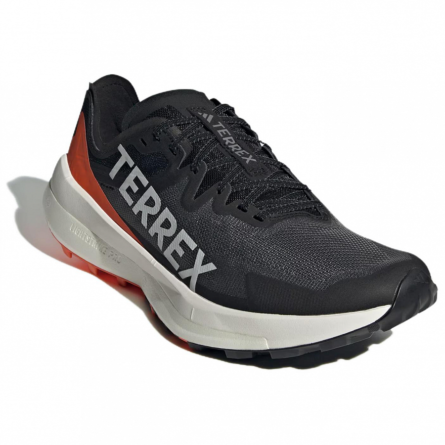 Adidas Terrex Agravic Speed Trail Core Black Grey Impact Orange купить в интернет-магазине Yoocart с быстрой доставкой по России.