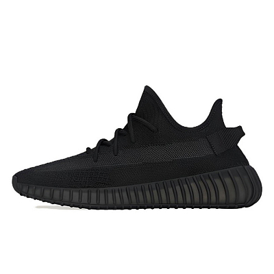 Adidas Originals Yeezy Boost 350 V2 Anti-Slip Wear-Resistant Low-Top Casual Shoes Unisex Black Pink