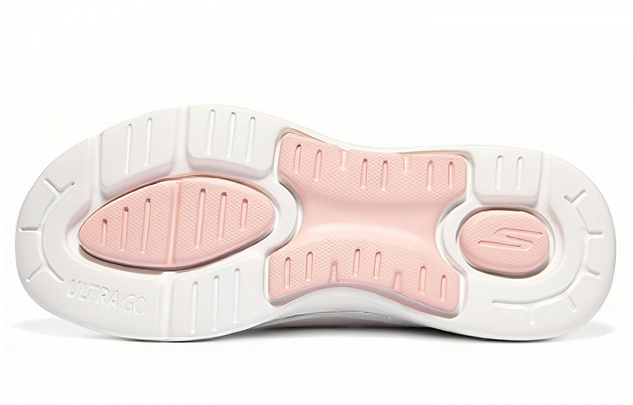 Skechers Go Walk Arch Fit 'White Light Pink' Women's