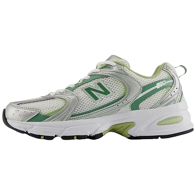 New Balance 530 Silver Metallic Mallard Green