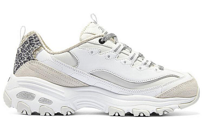 Skechers Balance Lightweight Low-Top Casual Shoes Women's White Gray
