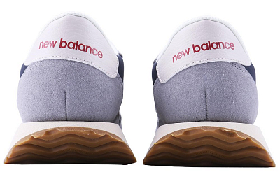 New Balance NB 237 Anti-Slip Wear-Resistant Low-Top Casual Running Shoes Unisex Gray Gold